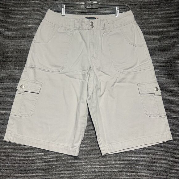 Sugar Reef Shorts Women's Size 8 Beige Pockets - Picture 1 of 14